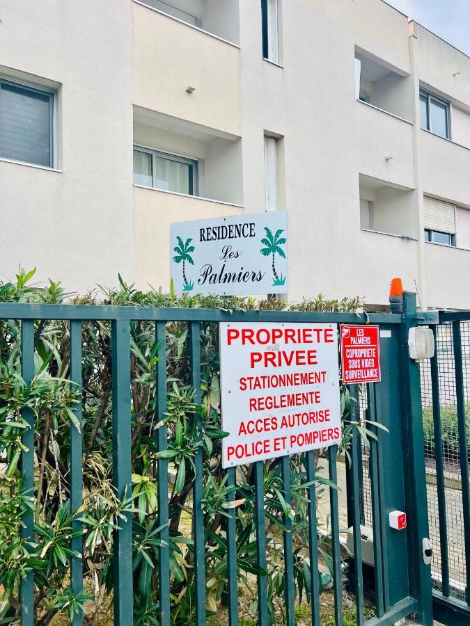 Les Palmiers - Appartement Avec Piscine Proche Plages - Wifi Et Clim Antibes Exteriér fotografie